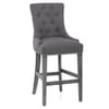 Etienne Bar Stool Charcoal Fabric