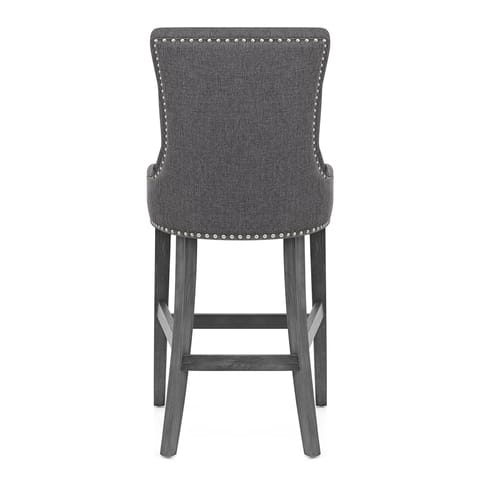 Etienne Bar Stool Charcoal Fabric