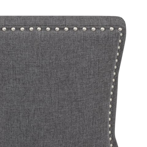 Etienne Bar Stool Charcoal Fabric