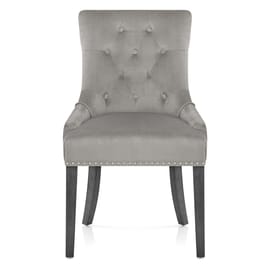 Etienne Dining Chair Grey Velvet