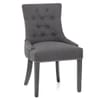 Etienne Dining Chair Charcoal Fabric
