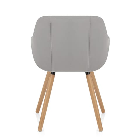 Harris Dining Chair Grey Velvet