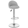 Glee Bar Stool Grey Fabric