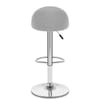 Glee Bar Stool Grey Fabric