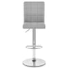 Criss Cross Bar Stool Grey Fabric