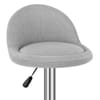 Glee Bar Stool Grey Fabric