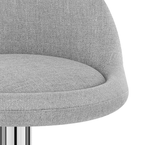 Glee Bar Stool Grey Fabric