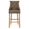 Ascot Oak Stool Antique Brown