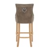 Ascot Oak Stool Antique Brown