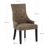 Ascot Dining Chair Antique Brown