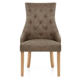 Ascot Oak Dining Chair Antique Brown