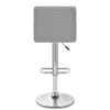 Seattle Gas Lift Stool Grey Fabric