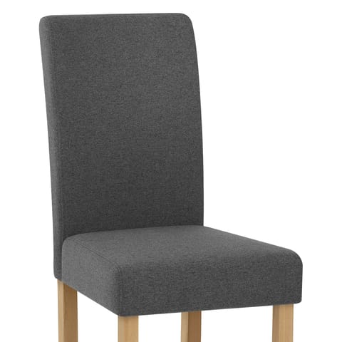 Jackson Dining Chair Charcoal Fabric