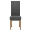 Carolina Dining Chair Charcoal Fabric