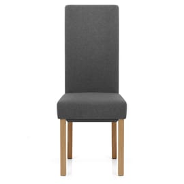 Carolina Dining Chair Charcoal Fabric