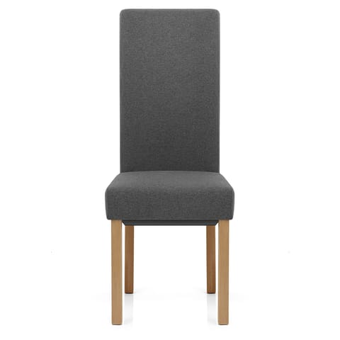 Carolina Dining Chair Charcoal Fabric