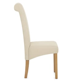 Carolina Dining Chair Cream Fabric