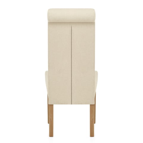 Carolina Dining Chair Cream Fabric