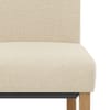 Carolina Dining Chair Cream Fabric