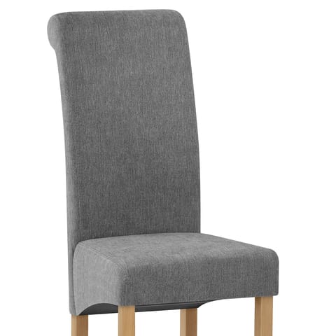 Carolina Dining Chair Grey Fabric