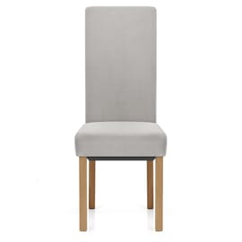 Carolina Dining Chair Grey Velvet