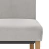 Carolina Dining Chair Grey Velvet