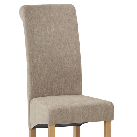 Carolina Dining Chair Mink Fabric