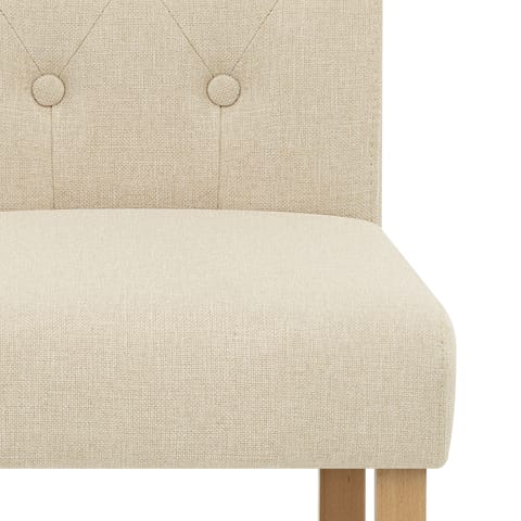 Portland Dining Chair Cream Fabric