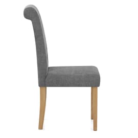 Portland Dining Chair Grey Fabric