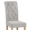 Portland Dining Chair Grey Velvet