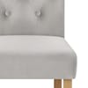 Portland Dining Chair Grey Velvet