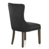 Kensington Dining Chair Black Velvet