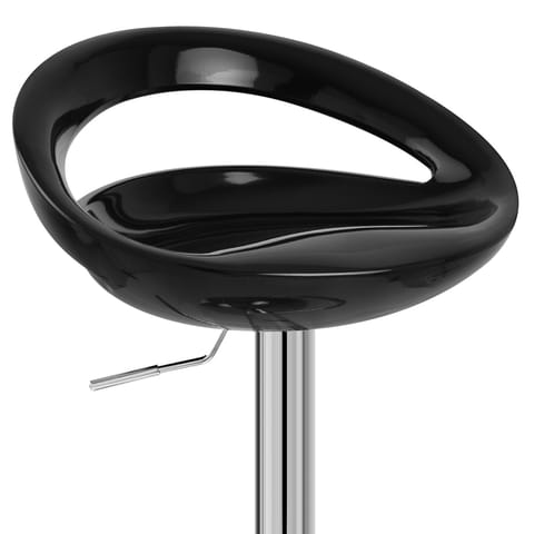 Crescent Bar Stool Black