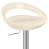 Crescent Bar Stool Cream