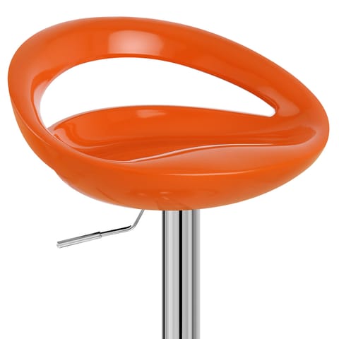 Crescent Bar Stool Orange