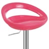 Crescent Bar Stool Pink