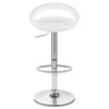 Crescent Bar Stool White
