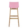 Drift Oak & Pink Bar Stool