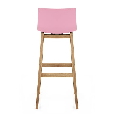 Drift Oak & Pink Bar Stool