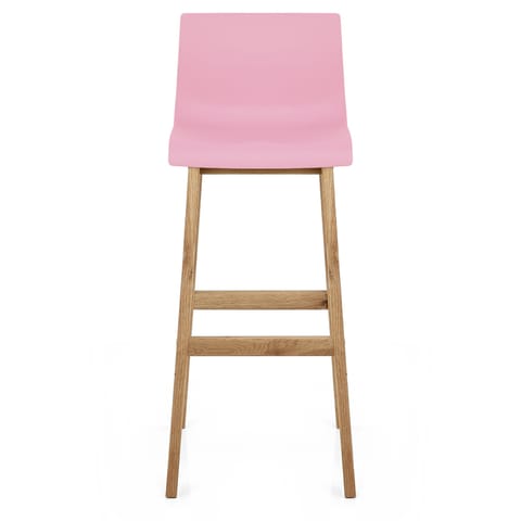 Drift Oak & Pink Bar Stool