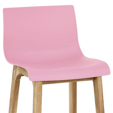 Drift Oak & Pink Bar Stool