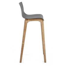 Drift Oak & Charcoal Bar Stool
