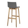 Drift Oak & Charcoal Bar Stool