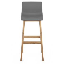 Drift Oak & Charcoal Bar Stool