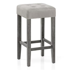 Dove Bar Stool Grey Velvet