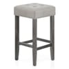 Dove Bar Stool Grey Velvet