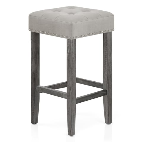 Dove Bar Stool Grey Velvet
