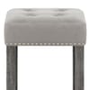 Dove Bar Stool Grey Velvet