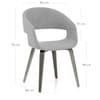 Marcus Dining Chair Light Grey