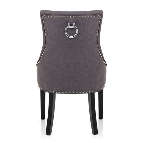 Ascot Dining Chair Charcoal Fabric